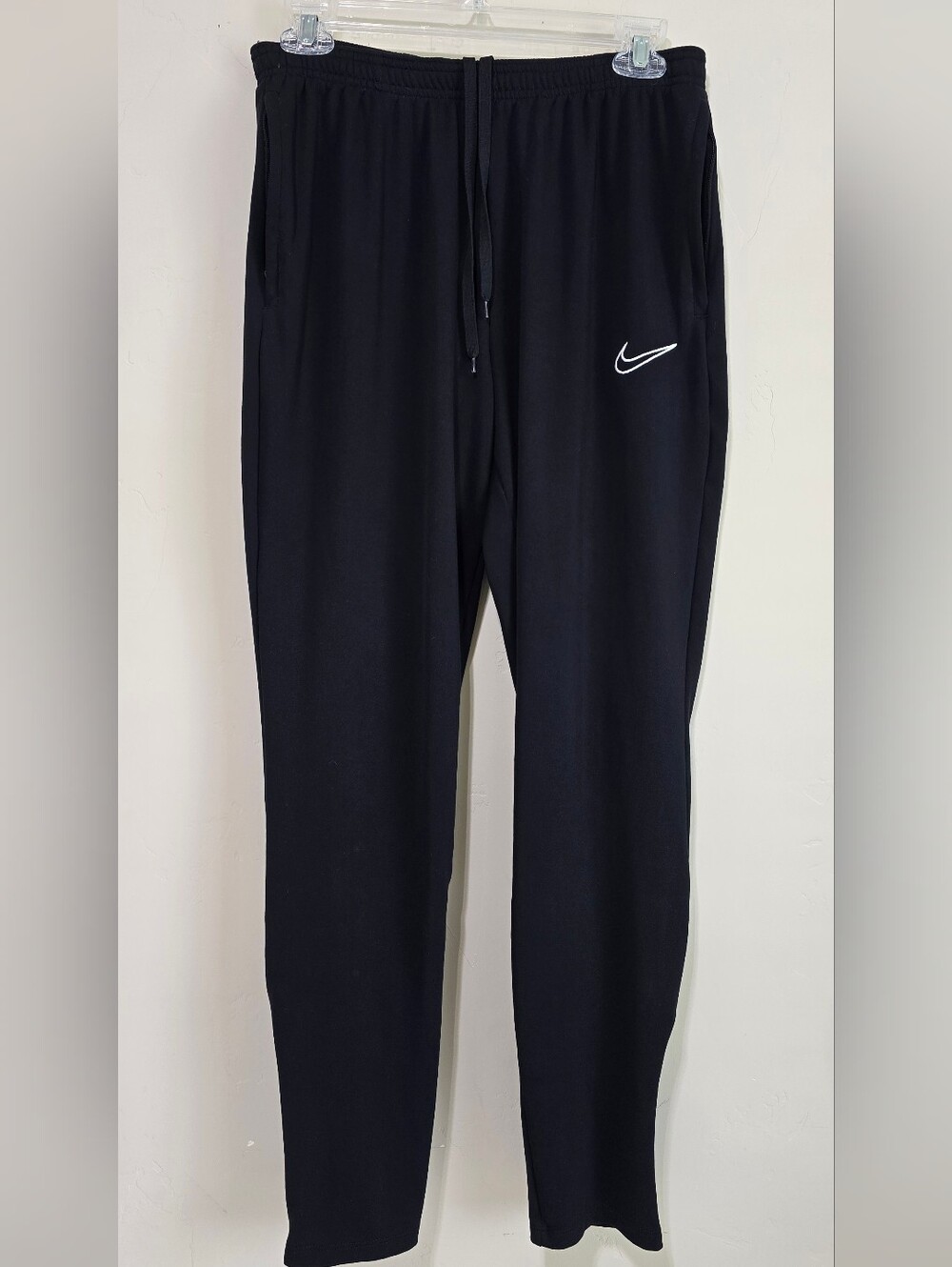 Nike Dri-FIT Academy Soccer Pants Black White Women’s Med Athletic Reflective